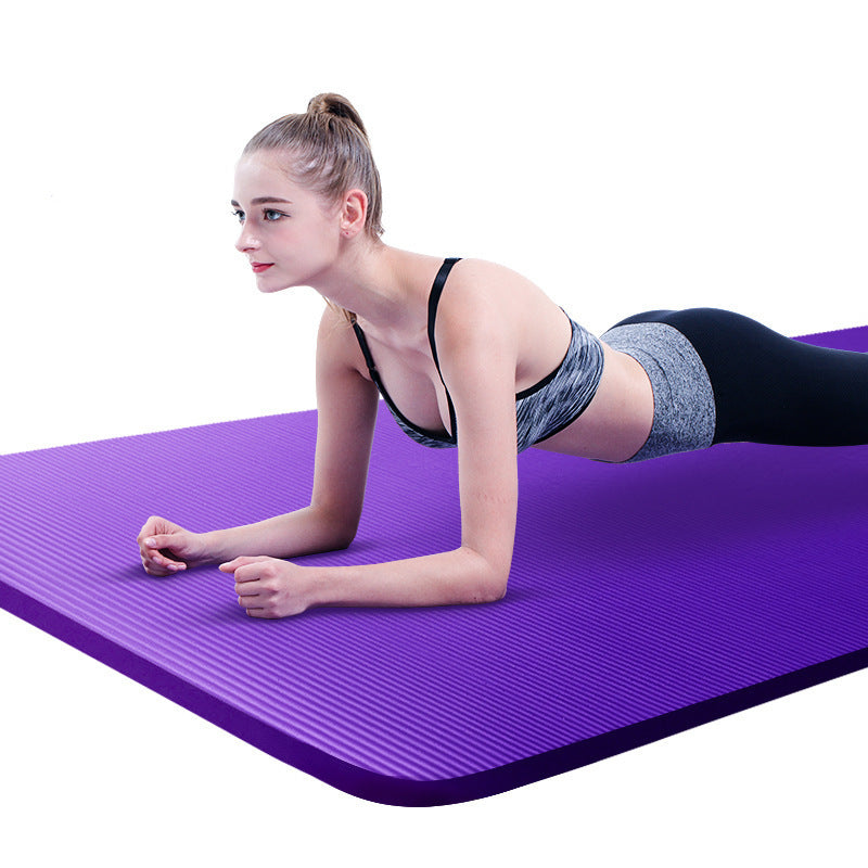 exercise mat with resistance bar