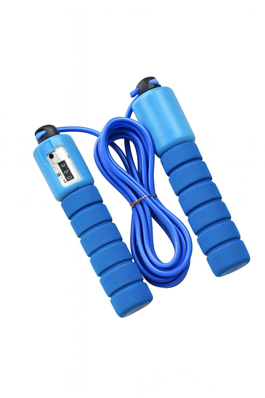 Adjustable red jump rope