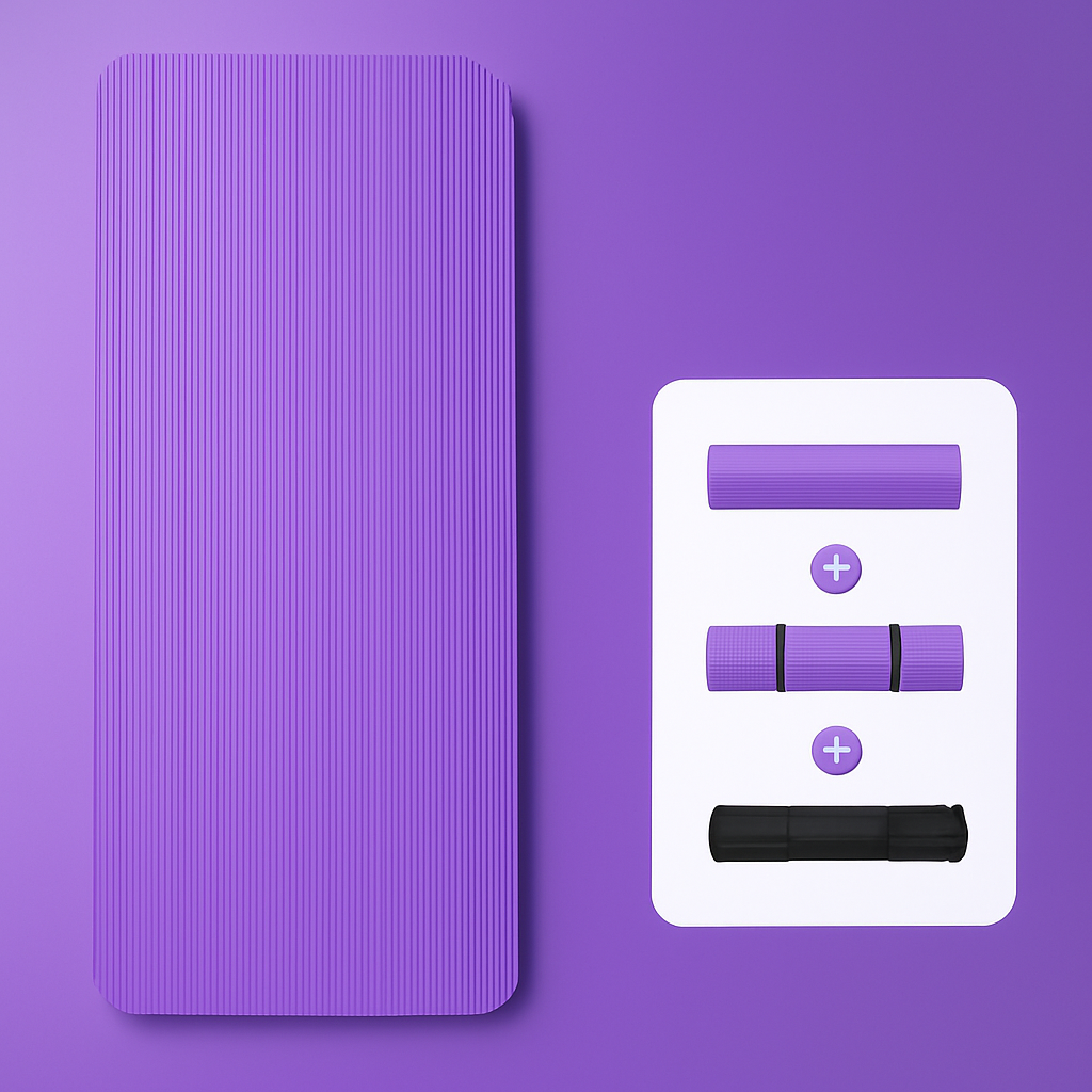 Colchoneta deportiva para ejercicios GripMax