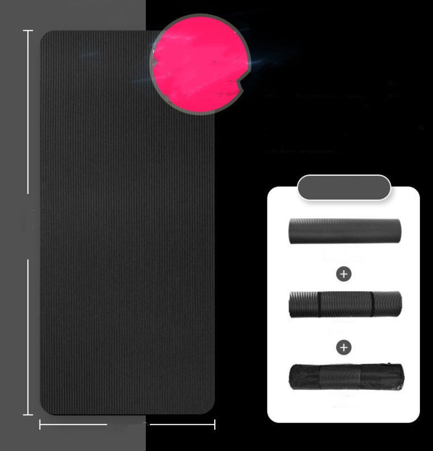 exercise mat with resistance bar