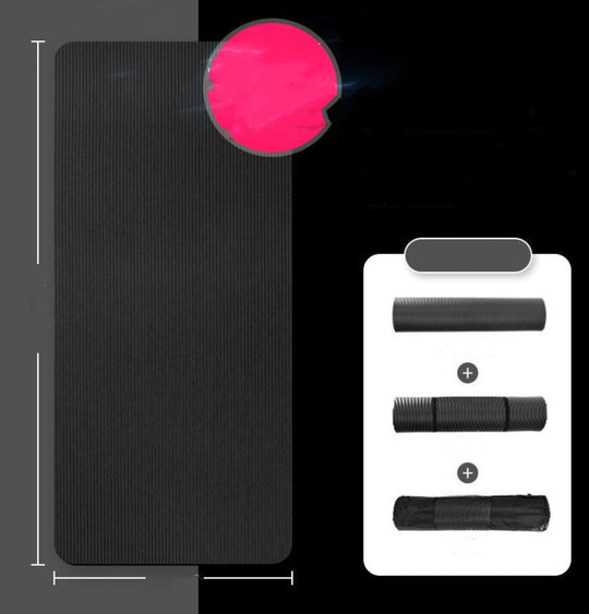 exercise mat with resistance bar