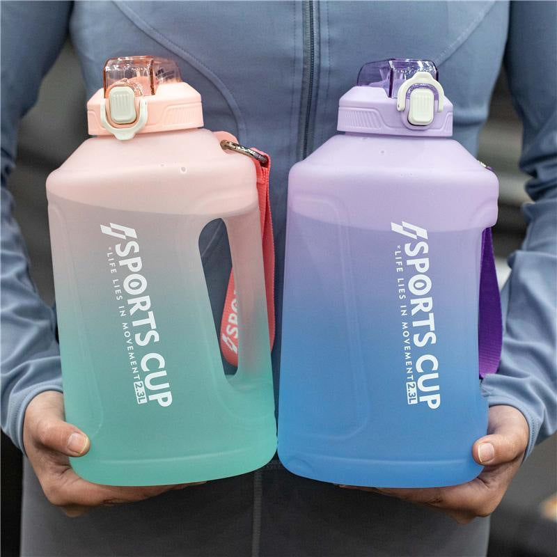 straw water bottle